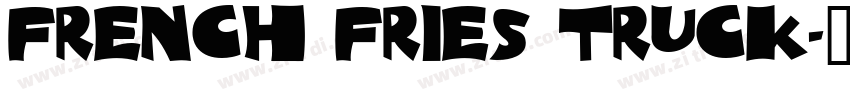 French fries tRUCK字体转换